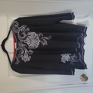 Alfred Dunnner Women's Shirt Black New (1X)